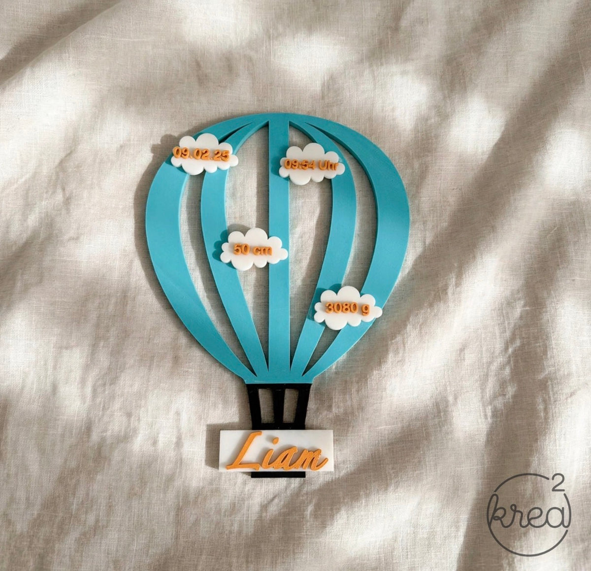 Geburtsschild Ballon